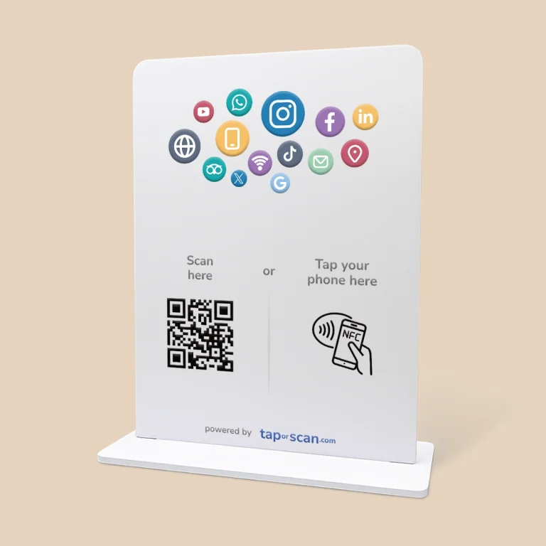 Business Profile Stand T-Shape Tall