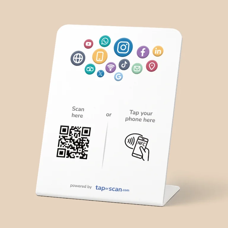 Business Profile Stand L-Shape