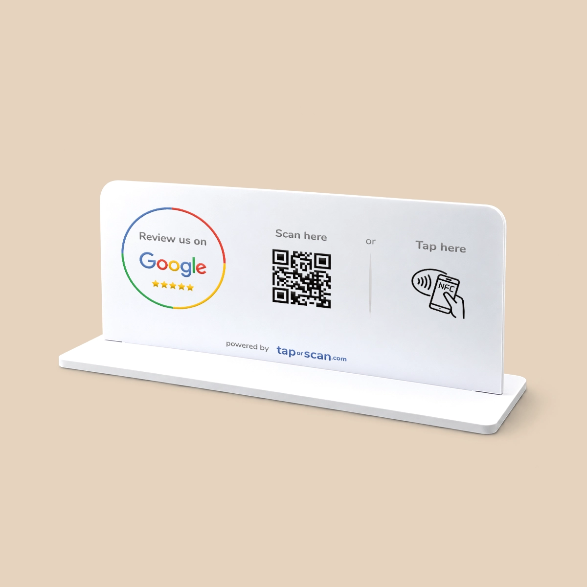 Google Reviews Stand T-Shape Short Google Reviews Stand T-Shape Short